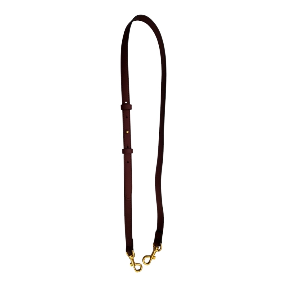 TORY BURCH New York Burgandy Leather Block-T Shoulder Crossbody Handbag - Picture 16 of 16
